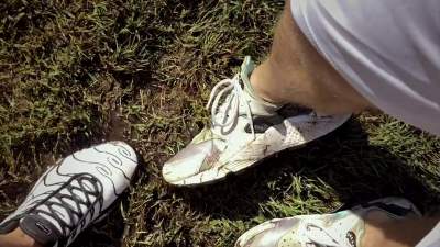 wet-in-public-fountain-and-muddy-sneaker